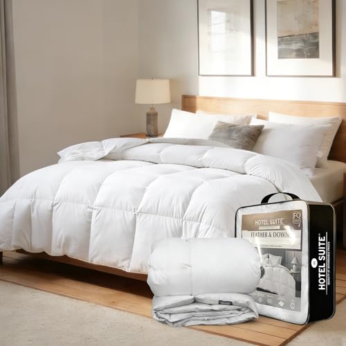 Feather Down Comforter Twin Size | Luxurious All-Season Bedding