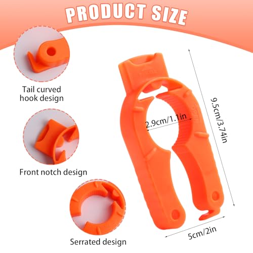 LUSTRIB 6-Pack Multi-Purpose Bottle Opener for Arthritic Hands, Easy-Twist Jar & Cap Opener, Camping & Kitchen Use