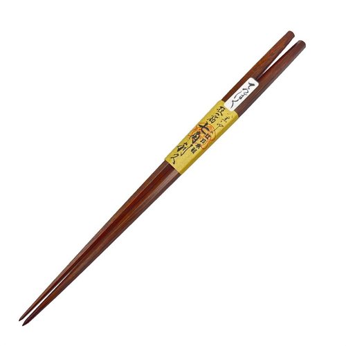 Luxury Japanese Chopsticks – Macaranduba, Hand-Carved Heptagonal Rikyu Style, Durable Premium Wooden Chopsticks, 1 Pair, Made in Japan, 23.5cm, 9.25in