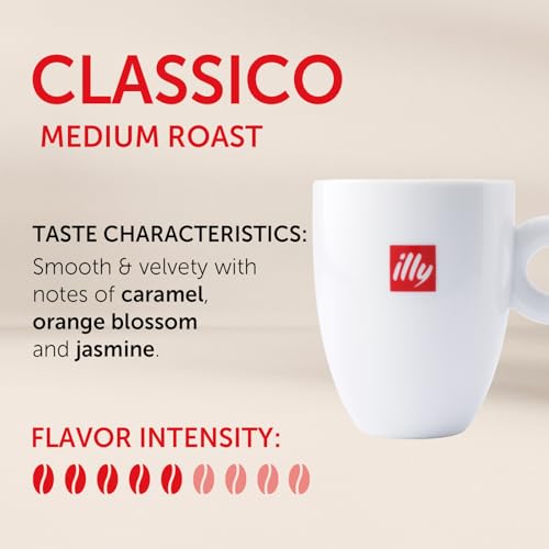 Classico Medium Roast Whole Bean Coffee - 100% Arabica (8.8 oz Can)
