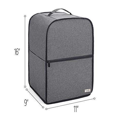 Food Processor Dust Cover - Water-Resistant Nylon with Storage Pockets