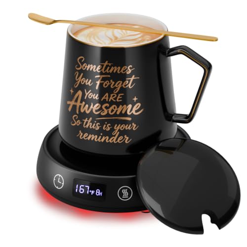 Electric Coffee Mug Warmer Set for Desk Office & Home Use