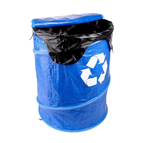 Coghlan's Pop-Up Lightweight Trash & Recycle Can ? Collapsible Dual-Purpose Bin for Camping, RV, and Travel ? Durable, Compact, and Easy to Store ? 29.5 Gallon