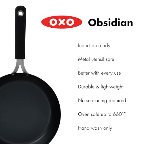 10-Inch Pre-Seasoned Carbon Steel Frying Pan with Removable Handle