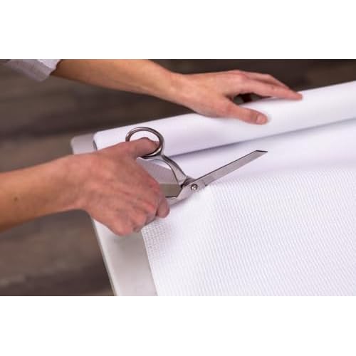 Smooth Top EasyLiner for Cabinets & Drawers - Easy to Install & Cut to Fit - Shelf Paper & Drawer Liner Non Adhesive - Non Slip Shelf Liner for Kitchen & Pantry - 12in. x 24ft. - Beige