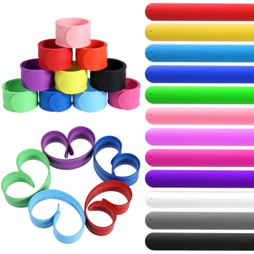 Silicone Wrapping Paper Roll Holder Clips 36 Pcs Steel-Reinforced Snap Bands