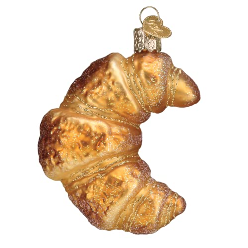 Old World Christmas Croissant Glass Ornament for Tree - Croissant