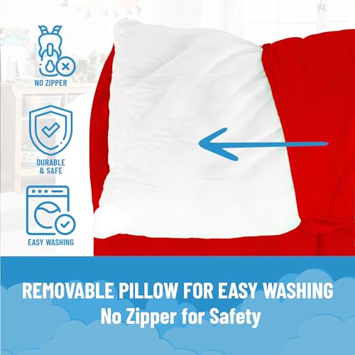 Kids Nap Mat with Pillow and Blanket Microfiber Sleeping Bag for Preschool
