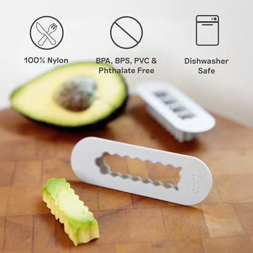 Baby-Led Weaning Food Cutters 2-Pack Sage for Infant Food Prep