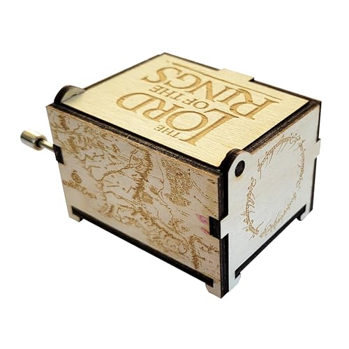 Mini Hand Crank Music Box - Fantasy Movie Theme Keepsake Gift