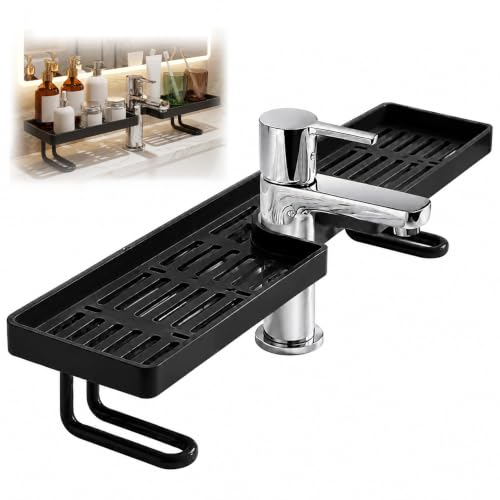 Over Sink Shelf - No-Drill Faucet Storage & Organizer Rack