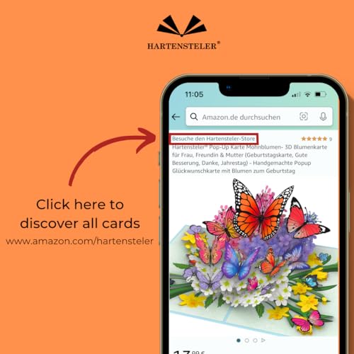 3D Butterfly Pop Up Card - Handcrafted Greeting Card for All Occasions