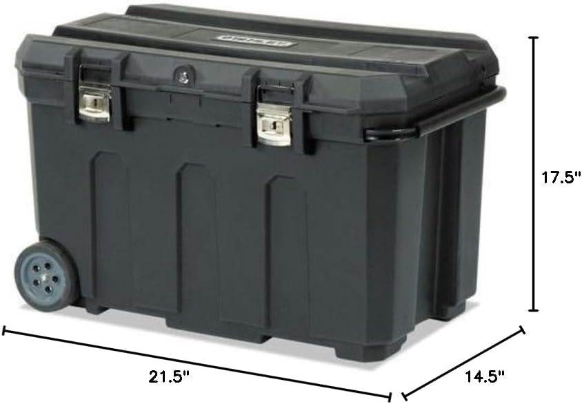 Regine Switzerland 50 Gallon Mobile Chest - Durable Storage Solution for Easy Transport