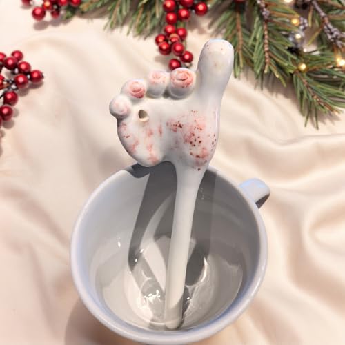 Toe Straw Ceramic Gag Gift - Funny DDFS Novelty Party Accessory (Toe)