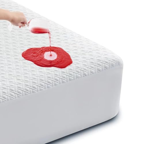 Cozymaker Queen Size Waterproof Mattress Protector - Deep Pocket Cooling Cover