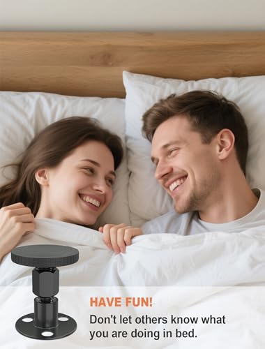 Adjustable Bed Frame Anti-Shake Tool Kit with Wall Pads, 4 Pack (30-105mm)