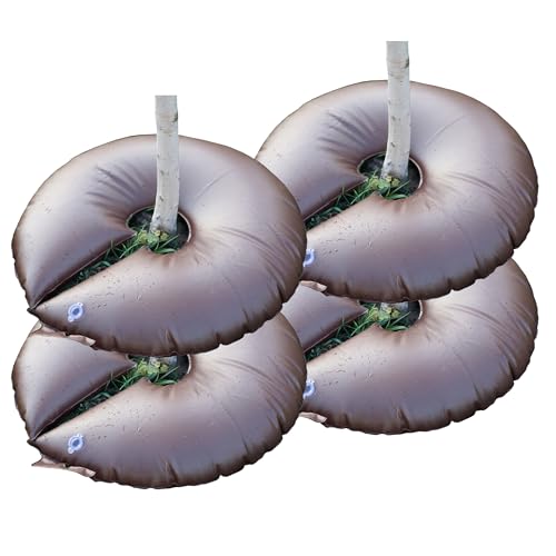 15 Gallon Tree Watering Ring (4 Pack) - Slow Release Drip Irrigation Bag