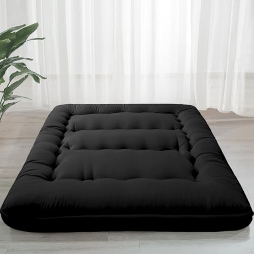 6-Inch Extra Thick Japanese Floor Mattress, Queen Size Foldable Futon Pad