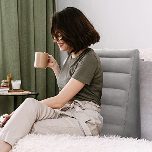Inflatable Wedge Pillow for Travel & Sleep, Portable Design