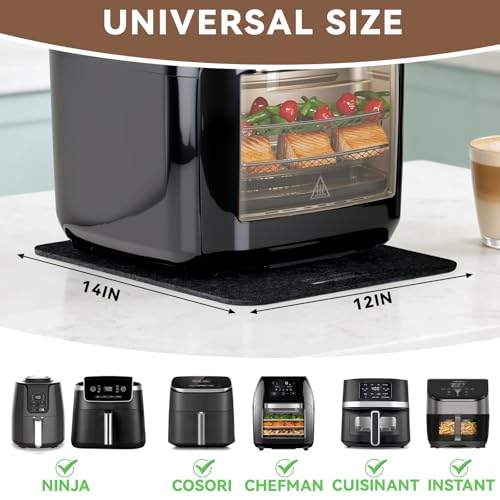 Heat-Resistant Sliding Countertop Mat for Kitchen Appliances - 2 Pack