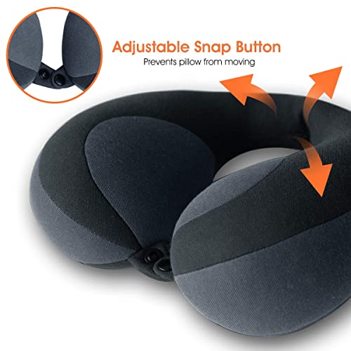 Kids Travel Neck Pillow - U-Shape Chin Support for Car & Plane