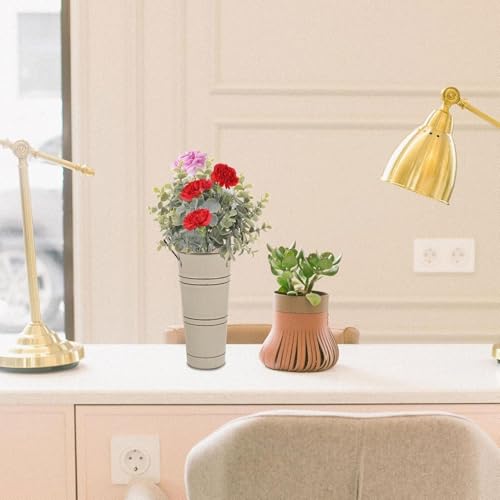Black Rustic Metal Umbrella Stand Holder - Freestanding Floor Vase for Canes & Sticks