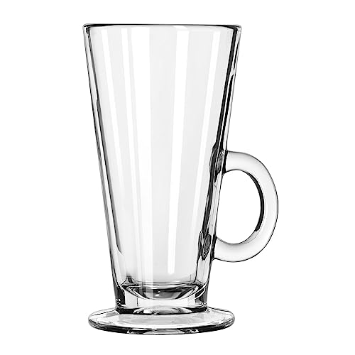 Libbey Catalina 8.5oz Irish Coffee Mug - Clear Glass Coffee Cup Set of 24