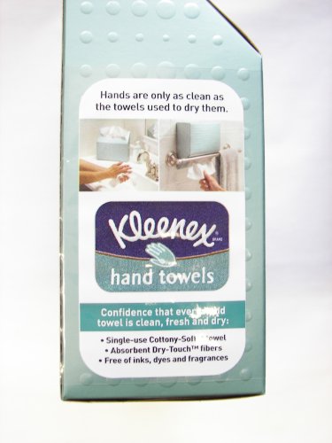 Soft Disposable Paper Hand Towels, Unscented - 60 Count (Pack of 6)