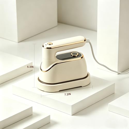 Portable Travel Garment Steamer & Mini Iron, 1200W Foldable Wrinkle Remover
