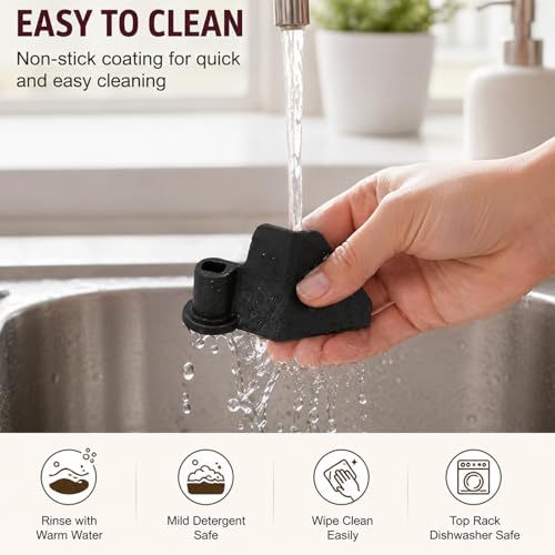 Non-Stick Bread Maker Kneading Paddle Blade - 2 Pack Aluminum Alloy