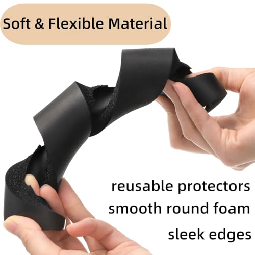 8-Pack Bed Frame Toe Protectors - 6-Inch Foam Furniture Leg Guards