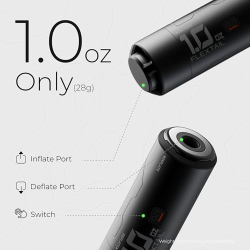 Ultra-Mini Rechargeable Air Pump for Inflatables - 1oz Portable Air Mattress Pump