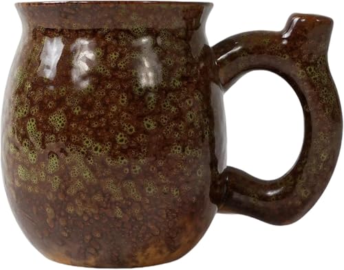 Treayes Yellow Ceramic Coffee Mug, 300-400ml — Safe, Dishwasher & Microwave Safe