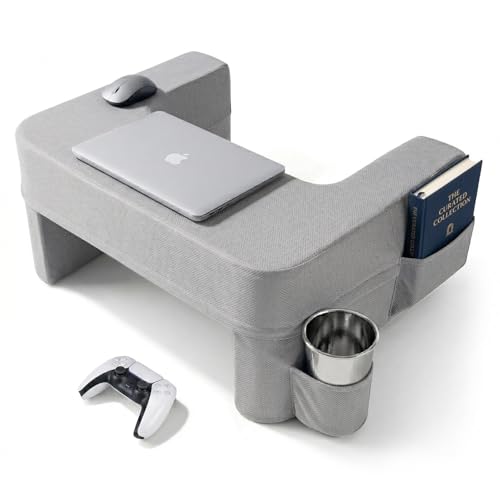 Ergonomic Lap Desk Pillow for 13-17" Laptops - Gray Foam