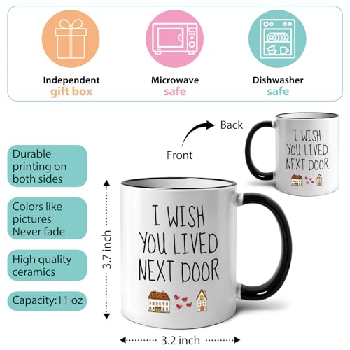 Funny Best Friend Mug Gift for Women - Christmas & Birthday Friendship Coffee Cup