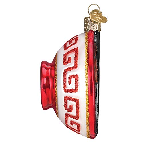 Hand-Crafted Glass Ramen Bowl Christmas Ornament