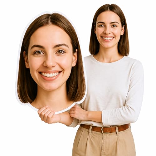 Custom Big Head Cutouts, Personalized Fat Face Signs for Parties