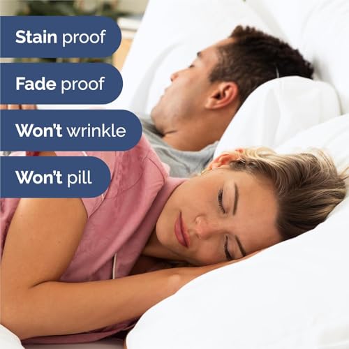 CGK Unlimited Queen 6-Piece Cooling Bed Sheet Set - White Deep Pocket
