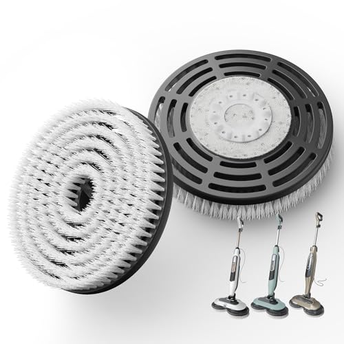 2-Pack Upgraded Steam Mop Brush Pads for Hard Sealed Floors