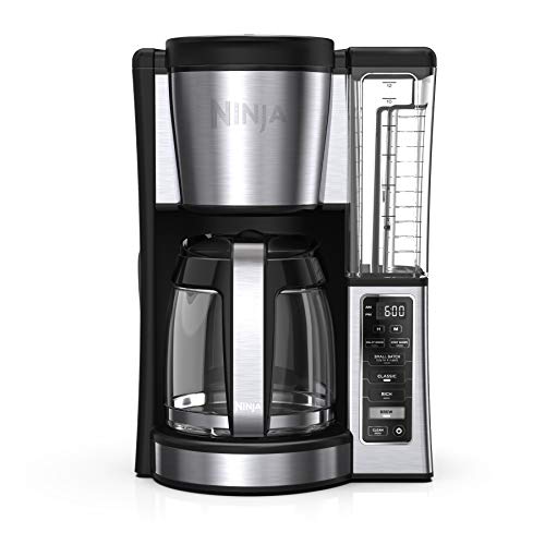 12-Cup Programmable Drip Coffee Maker with Glass Carafe & Removable Reservoir