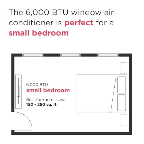 Frigidaire 6,000 BTU Window Air Conditioner with Remote Control