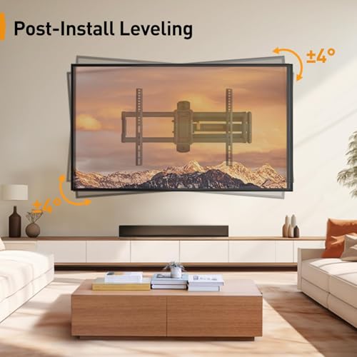 Full Motion Long Arm Corner TV Wall Mount Bracket for 37-75 Inch TVs