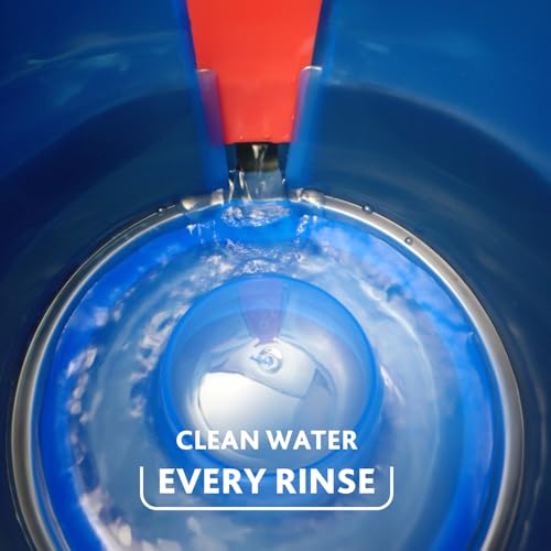 Dual Chamber Spin Mop and Bucket System with 2 Extra Refill Heads