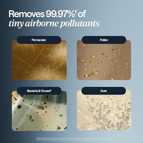 Smart Air Purifier for Medium Rooms with HEPASilent Filtration and App Control