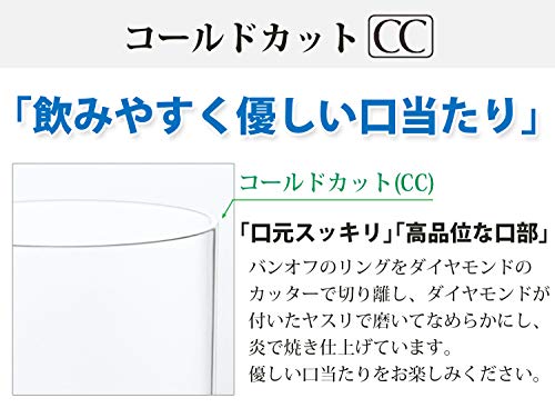 Toyo Sasaki Glass Cold Sake Cup Set of 6 3.4 fl oz (100 ml) Made in Japan, Dishwasher Safe, 2.4 inch Size