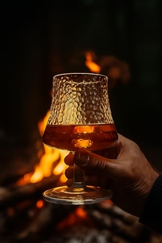 Bec's Designs Premium Brandy Snifter Glasses Set - 8oz Heavy-Base Stemware for Cognac & Whiskey