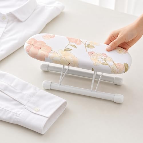 10.2-Inch Mini Ironing Board for Sleeves, Collars and Hems - Foldable Tabletop