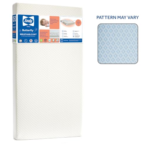 Dual-Stage Infant & Toddler Crib Mattress - Waterproof Foam (52x28)