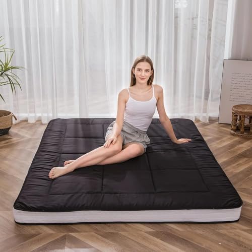 Full Size Japanese Floor Mattress, Extra Thick Folding Futon Sleeping Pad