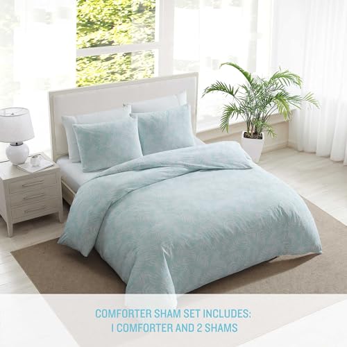 King Comforter Set - Breathable Cotton Bedding with Shams